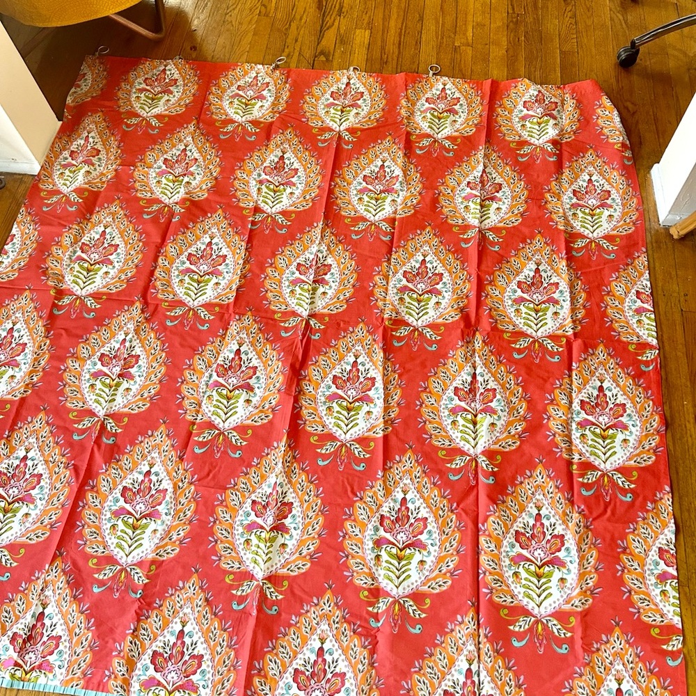 2 curtains or shower curtains